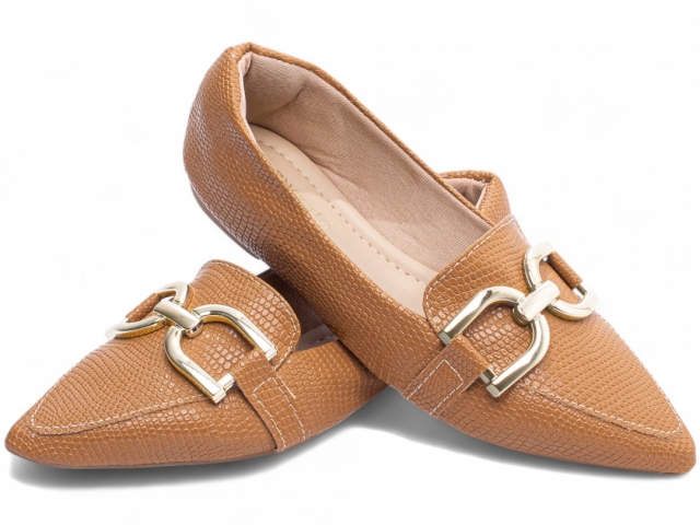 SAPATILHA MOCASSIM FEMININO BICO FINO